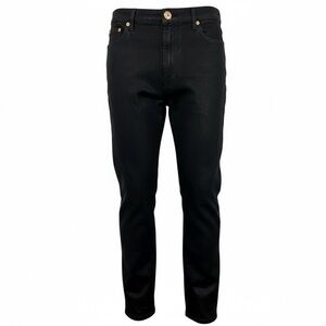 One Teaspoon Wet Look Runaways Jeans NWT Size 29 Black Coated Denim